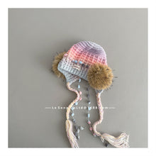 Load image into Gallery viewer, 【予約】レインボーニットキャップ シンプル ボア ニット帽 キャップ AW Kids 冬 Wselect