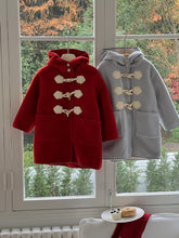 画像をギャラリービューアに読み込む, 【予約】カラーダッフルコート ダッフル 羽織 ロング あったか blue red 110~170cm Wselect