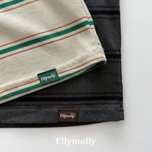 Cargar imagen en el visor de la galería, 【予約】ドミノピグティー 長袖 ボーダー AW 韓国 韓国子供服 2026 ELLYMOLLY - W select baby kids