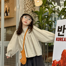 画像をギャラリービューアに読み込む, 【予約】コーデュロイチュニック ブラウス トップス 春 夏 80~130cm Wselect