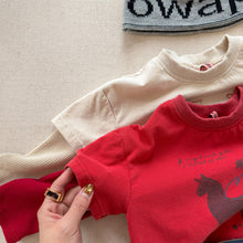 画像をギャラリービューアに読み込む, 【予約】お馬さんロンT 春 夏 80~130cm Wselect - W select baby kids