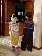 Load image into Gallery viewer, 【予約】ノルディックセーター ニット 長袖 冬90~150cm Wselect