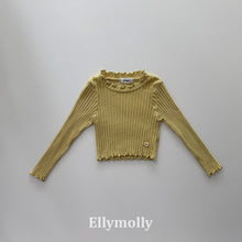 Load image into Gallery viewer, 【予約】ダイイングウェイブトップ 長袖 トップス AW 韓国 韓国子供服 2026 ELLYMOLLY - W select baby kids