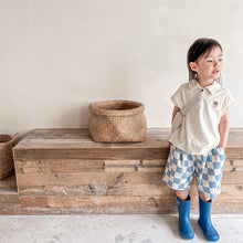 画像をギャラリービューアに読み込む, 【予約】チェッカーハーフパンツ 春 夏 80~130cm Wselect