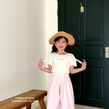 画像をギャラリービューアに読み込む, 【即納】ハートバッククロスT 半袖 トップス ninibello Kids W select