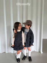 Load image into Gallery viewer, 【予約】ベルベットメッシュモックタートルネック 長袖 トップス AW 韓国 韓国子供服 2026 ELLYMOLLY - W select baby kids