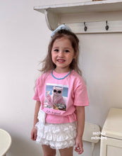 Load image into Gallery viewer, 【即納】サングラス猫Tシャツ second moment Tシャツ 韓国子供服 90〜160 Jr. Wselect - W select baby kids