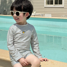 画像をギャラリービューアに読み込む, 【即納】レモンストライプスイムウェア 水着 子供水着 Swimwear Kids Wselect