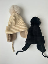 画像をギャラリービューアに読み込む, 【即納】耳付きニット帽 キッズ帽子 防寒 帽子 あったか AW 子供服 Wselect