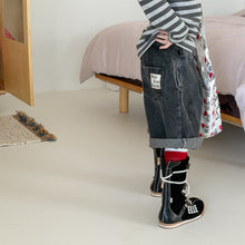 画像をギャラリービューアに読み込む, 【予約】 立体ハーフパンツ デニム bottom 春 夏 80~130cm Wselect - W select baby kids
