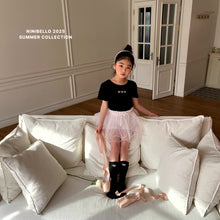 画像をギャラリービューアに読み込む, 【即納】ハートバッククロスT 半袖 トップス ninibello Kids W select