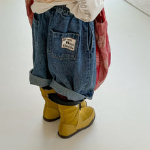 画像をギャラリービューアに読み込む, 【予約】 立体ハーフパンツ デニム bottom 春 夏 80~130cm Wselect - W select baby kids