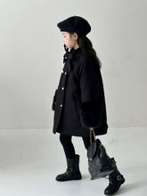 Load image into Gallery viewer, 【予約】リボン付きピーコート 長袖 outer 冬90~150cm Wselect