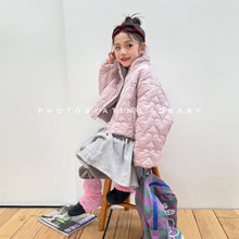 Load image into Gallery viewer, 【予約】ハートキルティングコート 羽織 あったか 冬80~130cm Wselect