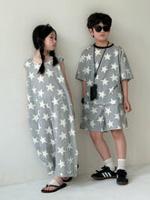 Load image into Gallery viewer, 【予約】スターセットアップ&ジャンプスーツ 夏 星柄 100~160cm 子供服 Wselect SS 子供服 Wselect - W select baby kids