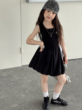 Charger l'image dans la galerie, 【予約】スポーティーバルーンワンピ 夏 100~150cm リボン レース 子供服 Wselect SS 子供服 Wselect - W select baby kids