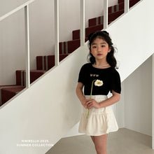 画像をギャラリービューアに読み込む, 【即納】ハートバッククロスT 半袖 トップス ninibello Kids W select