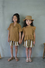 Load image into Gallery viewer, 即納【Original】W. モスリンストライプSETUP 夏 summer セットアップ brown オリジナル W select