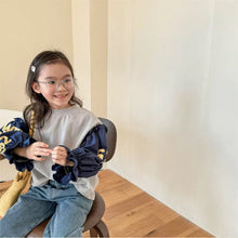 Load image into Gallery viewer, 【予約】 リメイク風ナンバリングTOPS 切り替え 80~130cm Wselect - W select baby kids