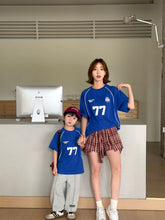 Load image into Gallery viewer, 【予約】親子ユニフォームTシャツ 夏 90cm~adult 子供服 おそろいWselect SS 子供服 Wselect - W select baby kids