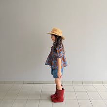 Load image into Gallery viewer, 【予約】フラワーパフスリーブ ブラウス 2026 SS 韓国子供服 cantuccistudio Wselect - W select baby kids