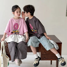 Charger l'image dans la galerie, 【予約】ドーナツTシャツ 夏 tops 90~150cm 子供服 Wselect SS 子供服 Wselect - W select baby kids