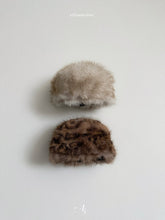 Cargar imagen en el visor de la galería, 【予約】ファーバケハ 帽子 ベビー帽子 cotton AW韓国子供服 2026 冬 atomeme Wselect