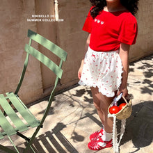 画像をギャラリービューアに読み込む, 【即納】ハートバッククロスT 半袖 トップス ninibello Kids W select