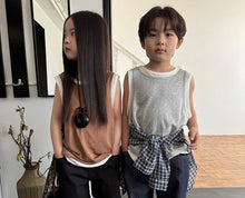画像をギャラリービューアに読み込む, 【予約】レイヤードスリーブレス タンクトップ SS 韓国 2026 OUR Kids 90~160 - W select baby kids