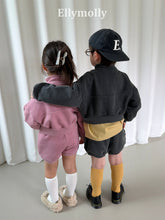 Load image into Gallery viewer, 【予約】アーチピグハーフジップ トップス ジップ AW 韓国 韓国子供服 2026 ELLYMOLLY - W select baby kids