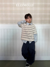 画像をギャラリービューアに読み込む, 【予約】エブリデイティー Tシャツ ボーダー 小学生 SS 韓国 2026 ELLYMOLLY