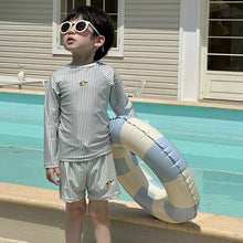 画像をギャラリービューアに読み込む, 【即納】レモンストライプスイムウェア 水着 子供水着 Swimwear Kids Wselect