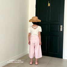 画像をギャラリービューアに読み込む, 【即納】ハートバッククロスT 半袖 トップス ninibello Kids W select