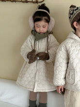 Load image into Gallery viewer, 【予約】キルティングホワイトコート 羽織 あったか 冬80~130cm Wselect