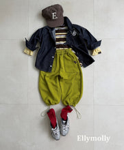 Load image into Gallery viewer, 【予約】キャンパスカラーブロックティー 長袖 トップス AW 韓国 韓国子供服 2026 ELLYMOLLY - W select baby kids