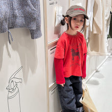 画像をギャラリービューアに読み込む, 【予約】お馬さんロンT 春 夏 80~130cm Wselect - W select baby kids