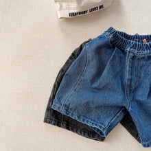 画像をギャラリービューアに読み込む, 【予約】 立体ハーフパンツ デニム bottom 春 夏 80~130cm Wselect - W select baby kids