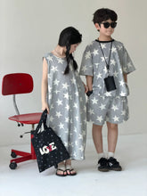 Load image into Gallery viewer, 【予約】スターセットアップ&ジャンプスーツ 夏 星柄 100~160cm 子供服 Wselect SS 子供服 Wselect - W select baby kids