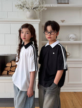 Load image into Gallery viewer, 【即納】Matilda&lee スポーティーラインTシャツ 韓国子供服 90〜160 Jr. Wselect - W select baby kids