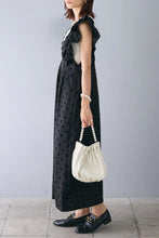 画像をギャラリービューアに読み込む, 【即納】Vラインドットワンピース ワンピ 秋 ladies レディース Wselect