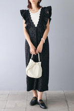 画像をギャラリービューアに読み込む, 【即納】Vラインドットワンピース ワンピ 秋 ladies レディース Wselect