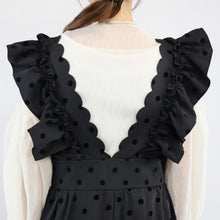 画像をギャラリービューアに読み込む, 【即納】Vラインドットワンピース ワンピ 秋 ladies レディース Wselect