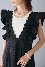 画像をギャラリービューアに読み込む, 【即納】Vラインドットワンピース ワンピ 秋 ladies レディース Wselect