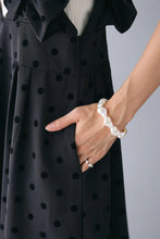 画像をギャラリービューアに読み込む, 【即納】Vラインドットワンピース ワンピ 秋 ladies レディース Wselect
