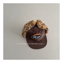 Cargar imagen en el visor de la galería, 【予約】レオパードフライト キャップ kids 大人 AW レトロ Kids 冬 Wselect