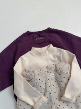 Cargar imagen en el visor de la galería, 【予約】planeタートルネックT 長袖 ロンT cotton AW韓国子供服 2026 冬 atomeme Wselect