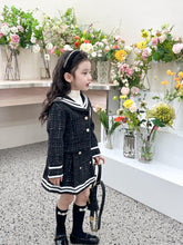 画像をギャラリービューアに読み込む, 【即納】ツイードセーラーセットアップ set up 入園 入学 卒園式 Wselect