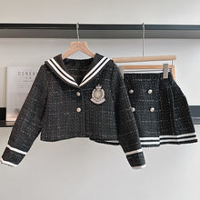 画像をギャラリービューアに読み込む, 【即納】ツイードセーラーセットアップ set up 入園 入学 卒園式 Wselect