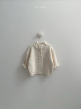 Charger l'image dans la galerie, 【予約】ワッフルハイネックカーディガン AW 韓国 韓国子供服 2026 minirobe