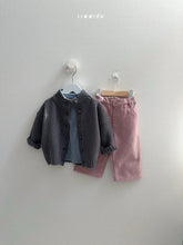 Charger l'image dans la galerie, 【予約】ワッフルハイネックカーディガン AW 韓国 韓国子供服 2026 minirobe